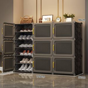 Cube Door Multi-Use Storage Cabinet shoe Wardrobe PP Collapsible